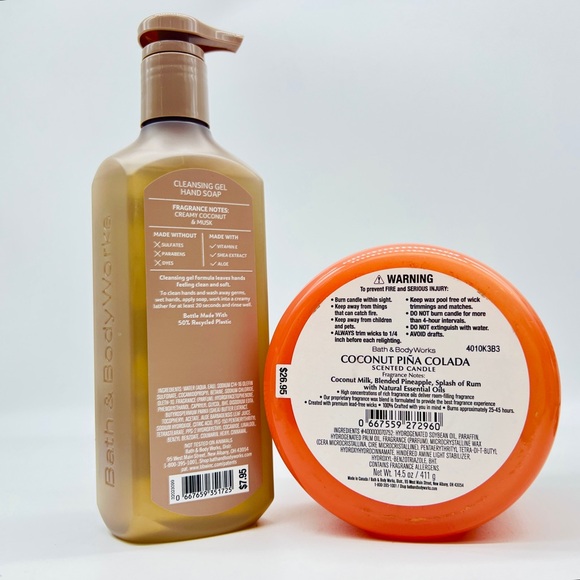 BBW🦩 Flamingo Beach & Coconuts 🥥 8 pc tropical gift set - Picture 9 of 9